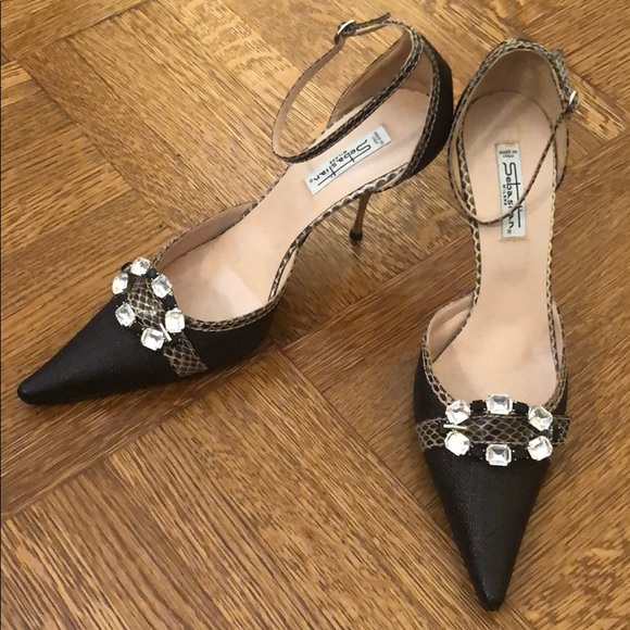 Sebastian Milano Shoes - Sebastian Mixed-Media Heels